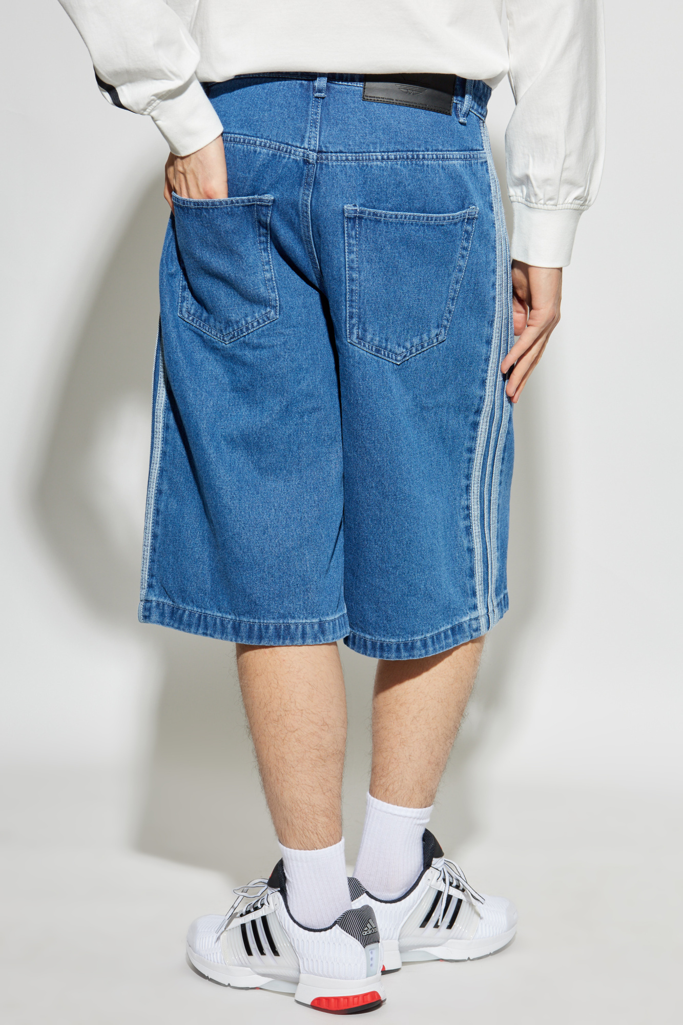 【Adidas】Denim Bermuda Shorts★2色 adidas Originals Denim Bermuda Shorts Women's Casual